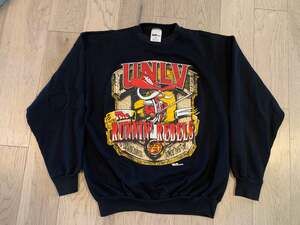 Vintage Athletic Ravens UNLV Runnin' Rebels Graphic Sweatshirt Size L